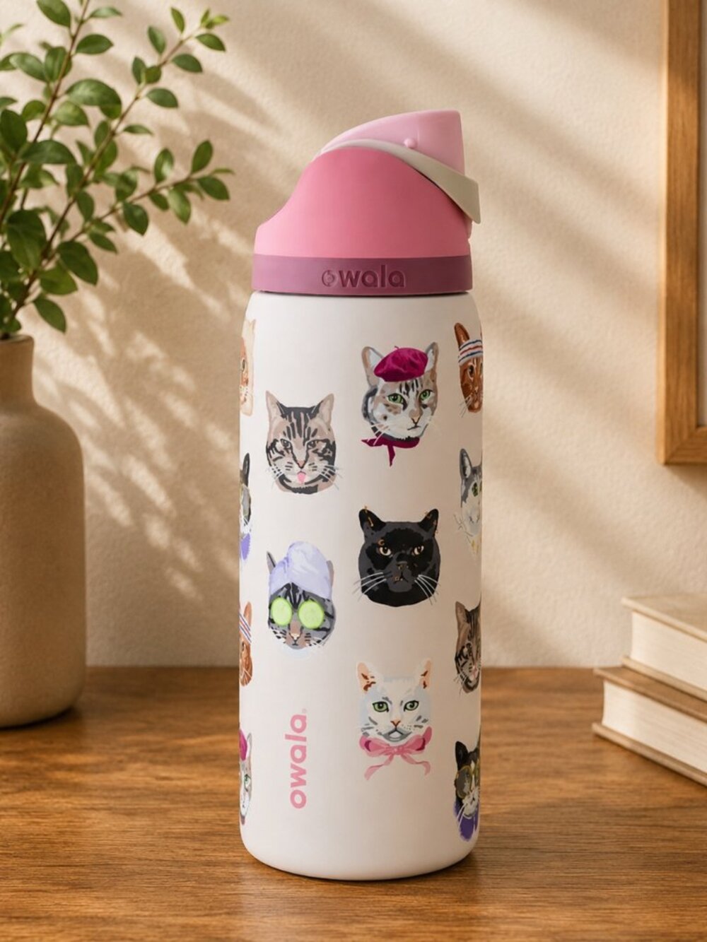 Owala FreeSip 32oz Cat Collage Catwala Urban Outfitters Exclusive Limited